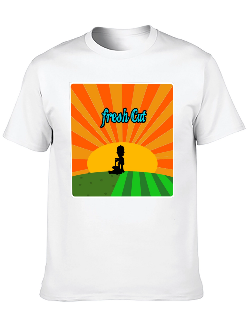 Fresh Cut Graphic Tee - Retro Style Unisex T-Shirt