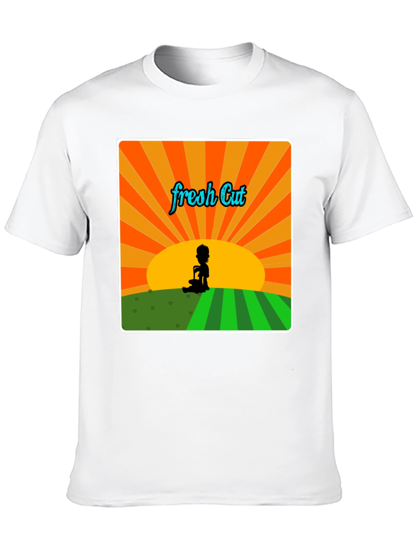 Fresh Cut Graphic Tee - Retro Style Unisex T-Shirt