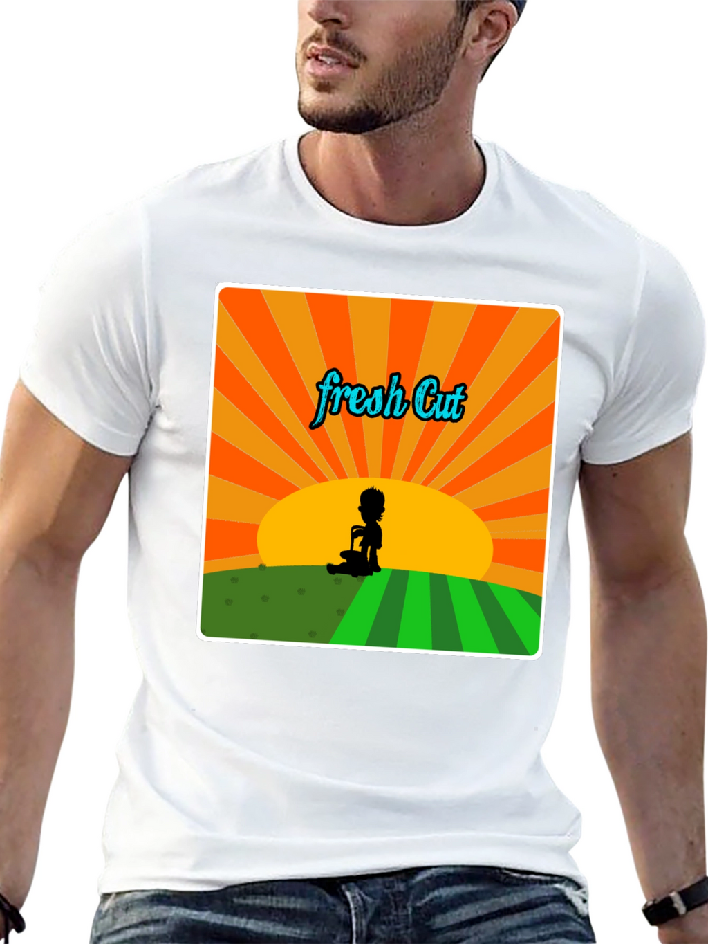Fresh Cut Graphic Tee - Retro Style Unisex T-Shirt