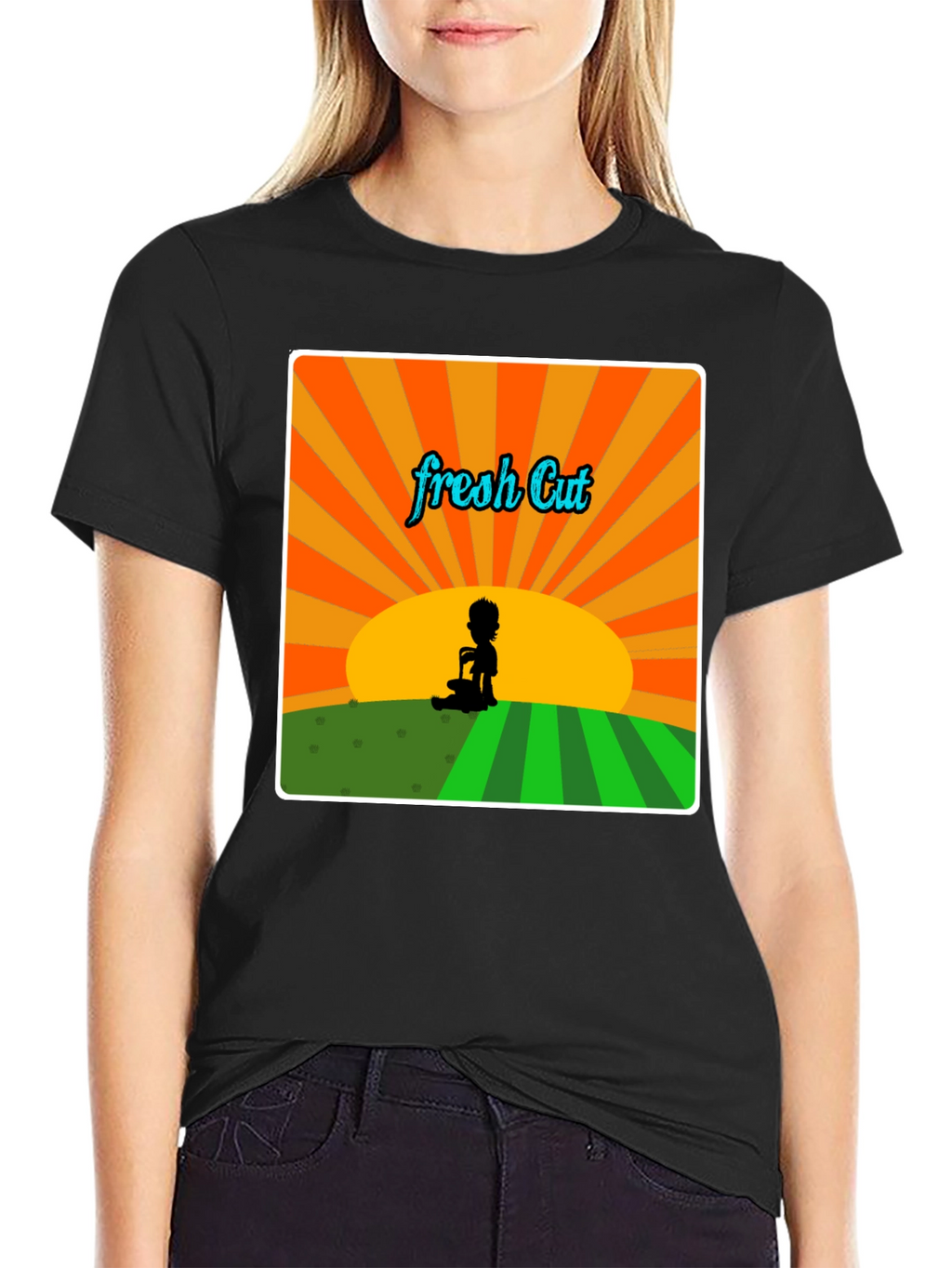 Fresh Cut Graphic Tee - Retro Style Unisex T-Shirt