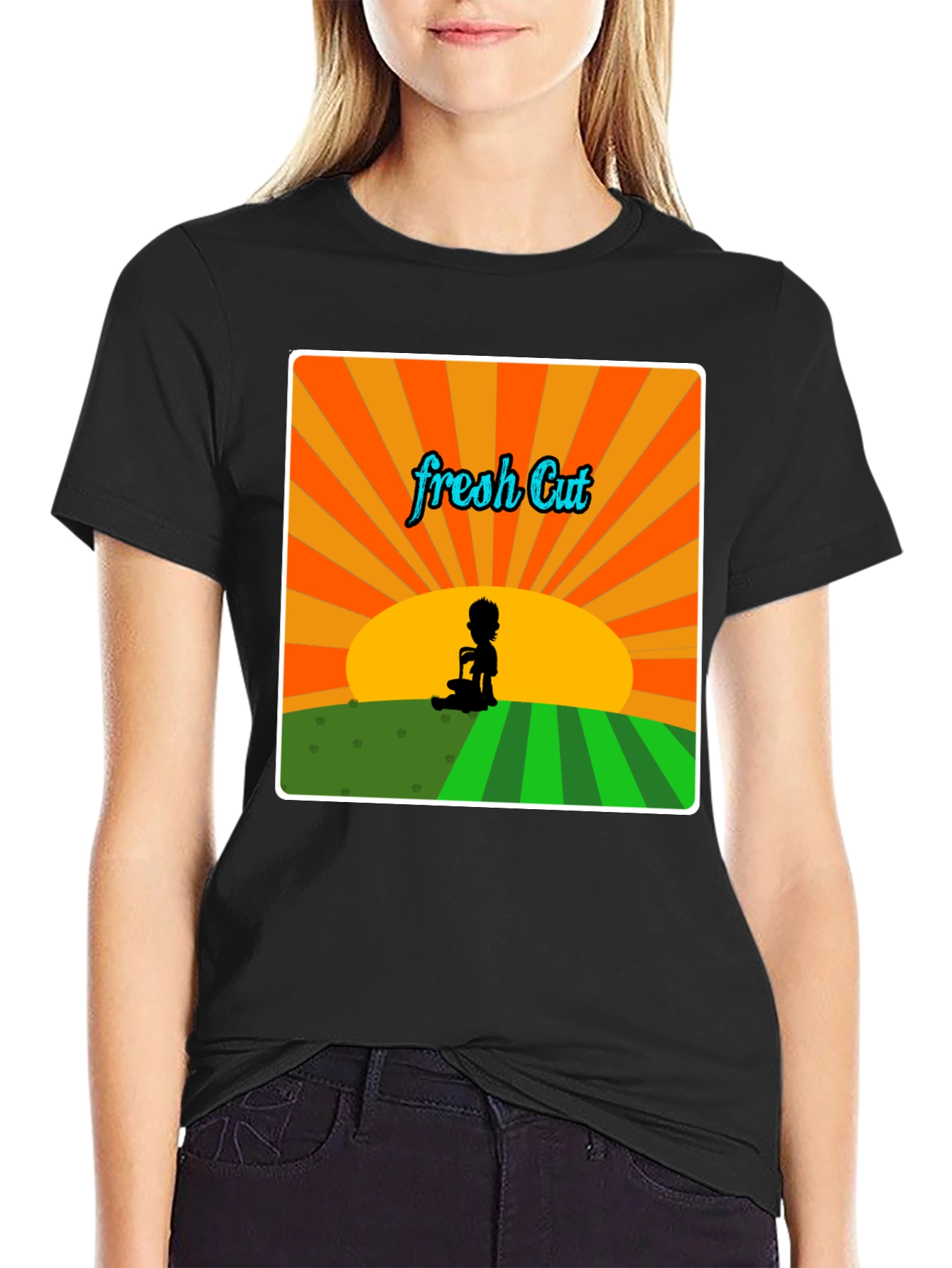 Fresh Cut Graphic Tee - Retro Style Unisex T-Shirt