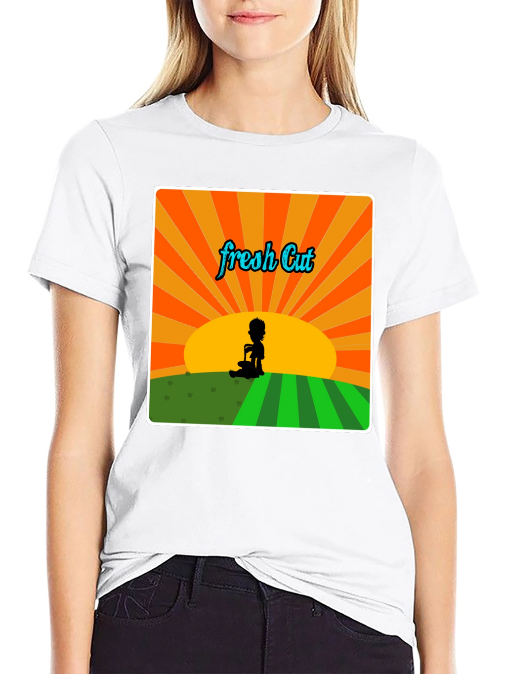 Fresh Cut Graphic Tee - Retro Style Unisex T-Shirt