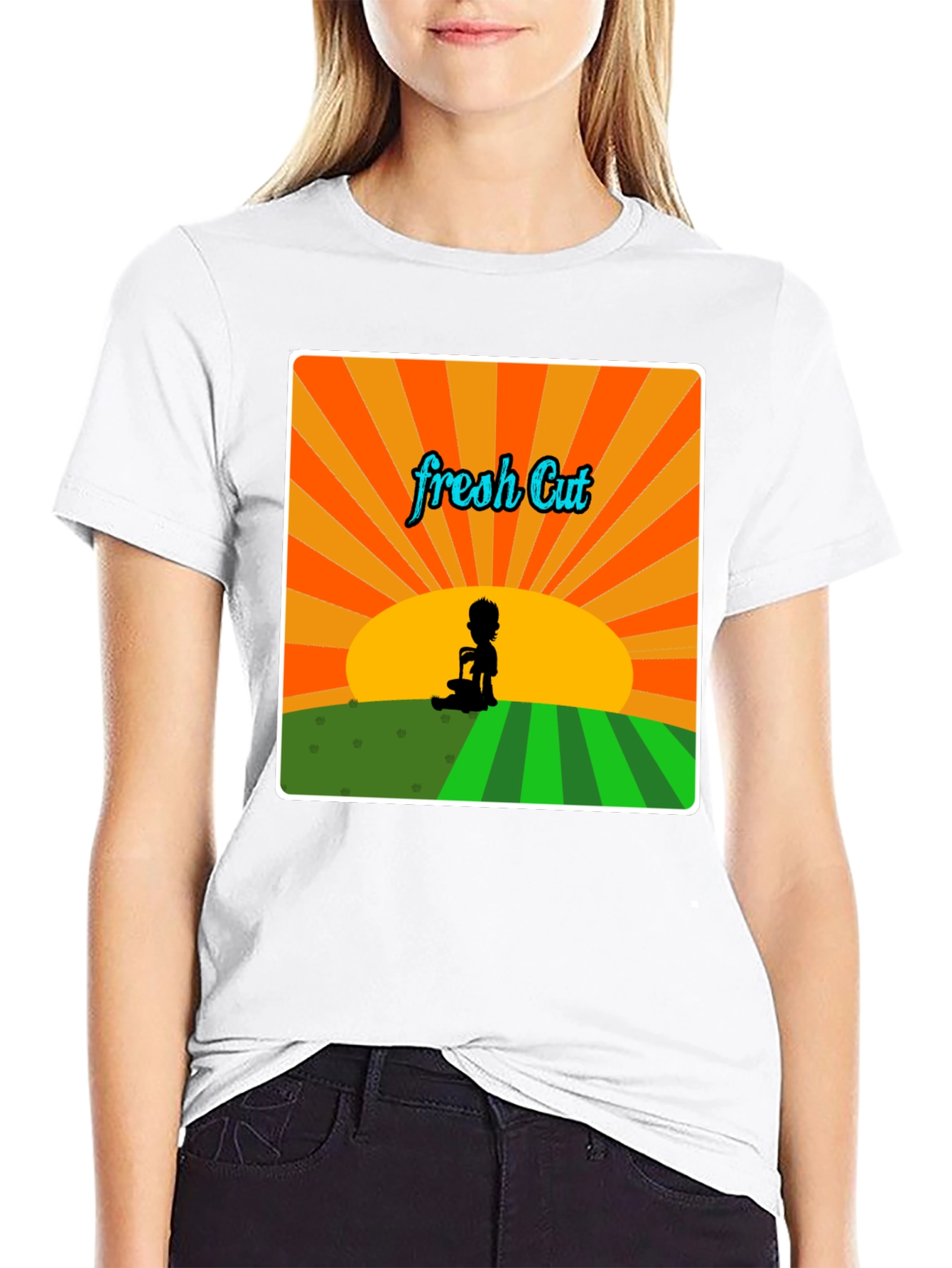 Fresh Cut Graphic Tee - Retro Style Unisex T-Shirt