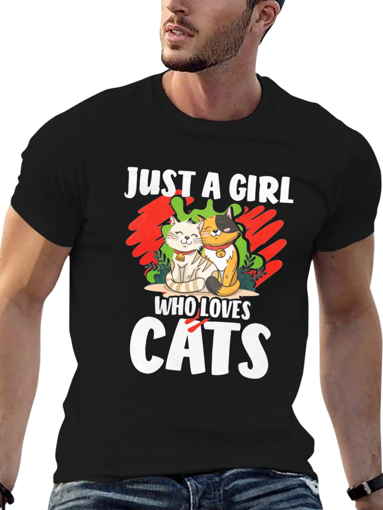 Just A Girl Who Loves Cats T-Shirt