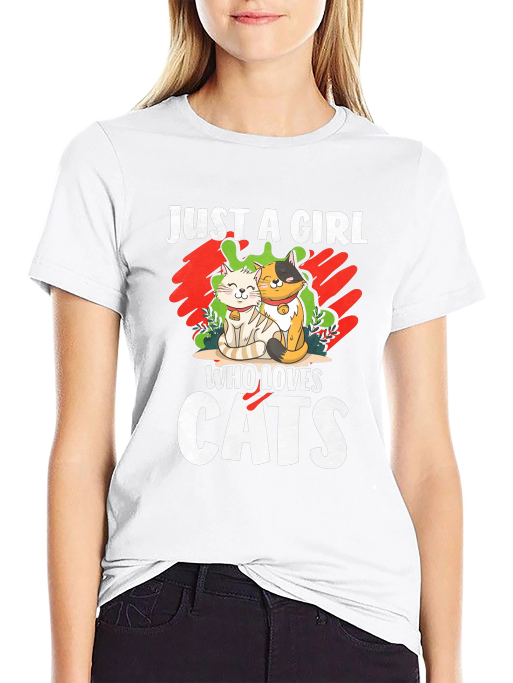 Just A Girl Who Loves Cats T-Shirt