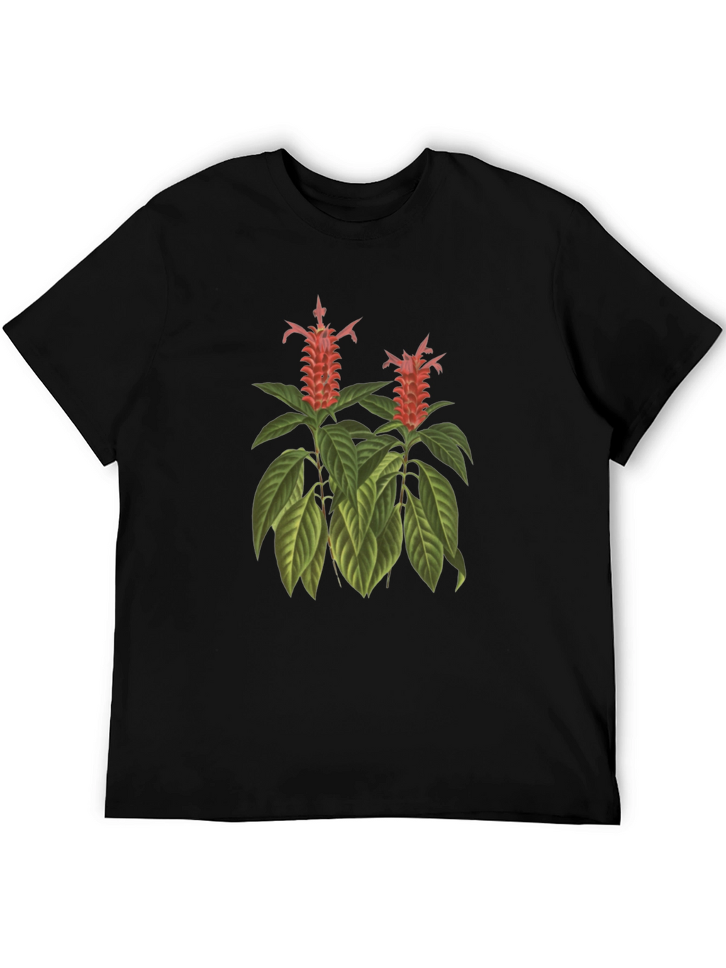 Botanical Print T-Shirt - Exotic Flowers