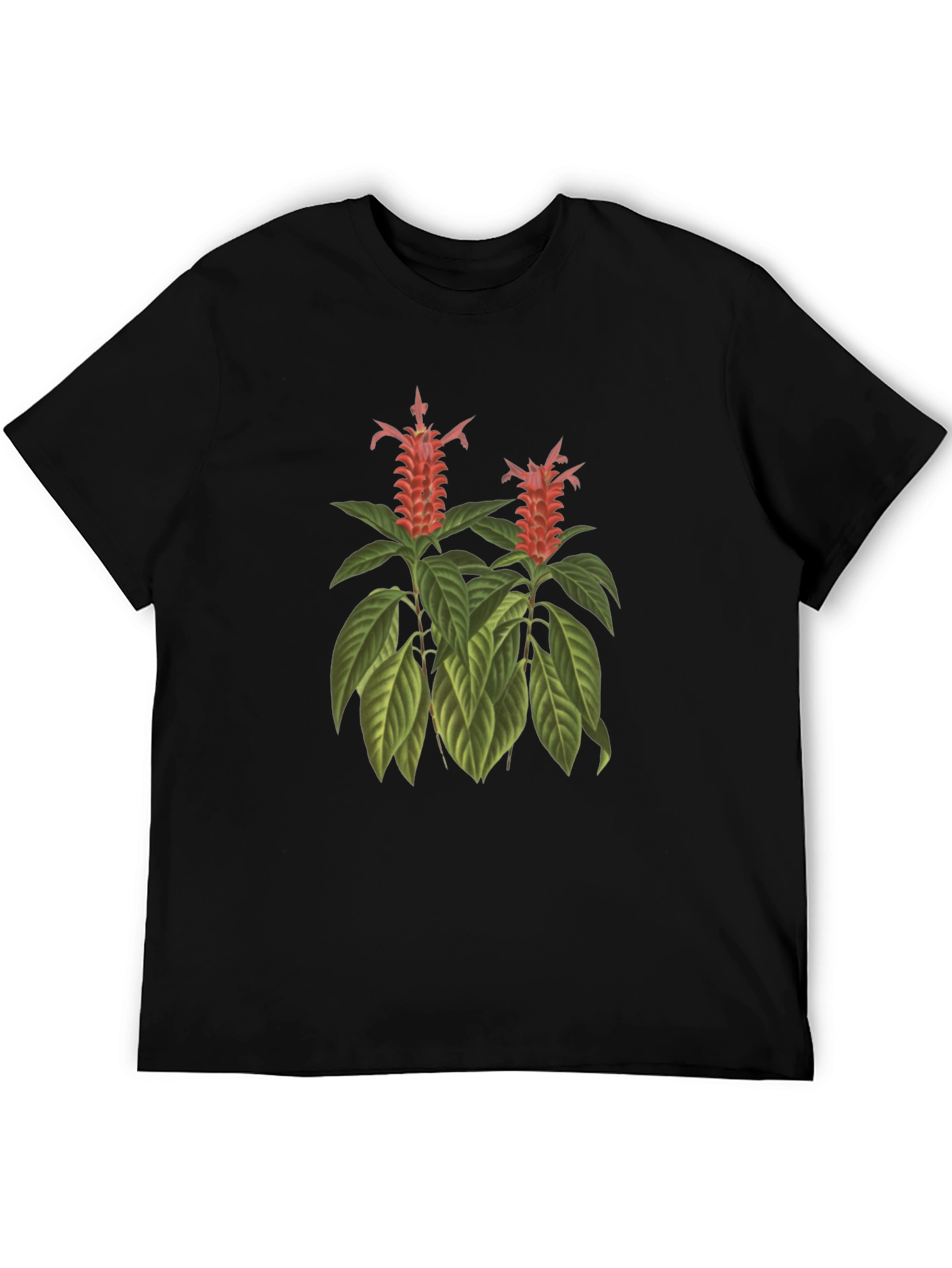 Botanical Print T-Shirt - Exotic Flowers