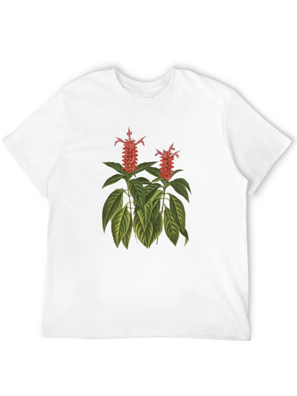 Botanical Print T-Shirt - Exotic Flowers
