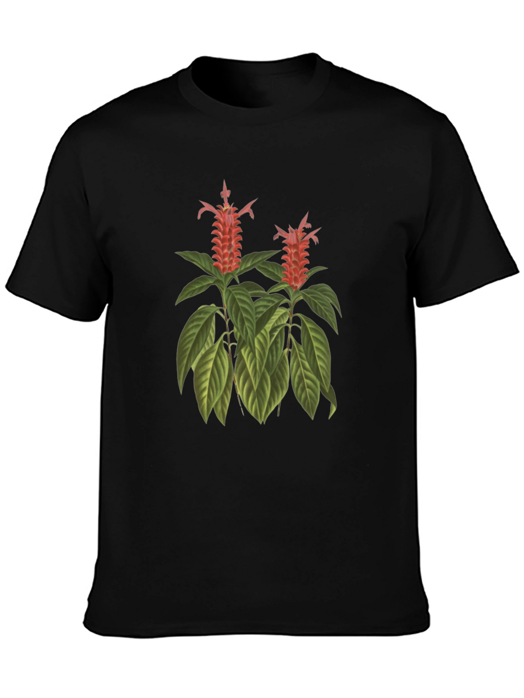 Botanical Print T-Shirt - Exotic Flowers