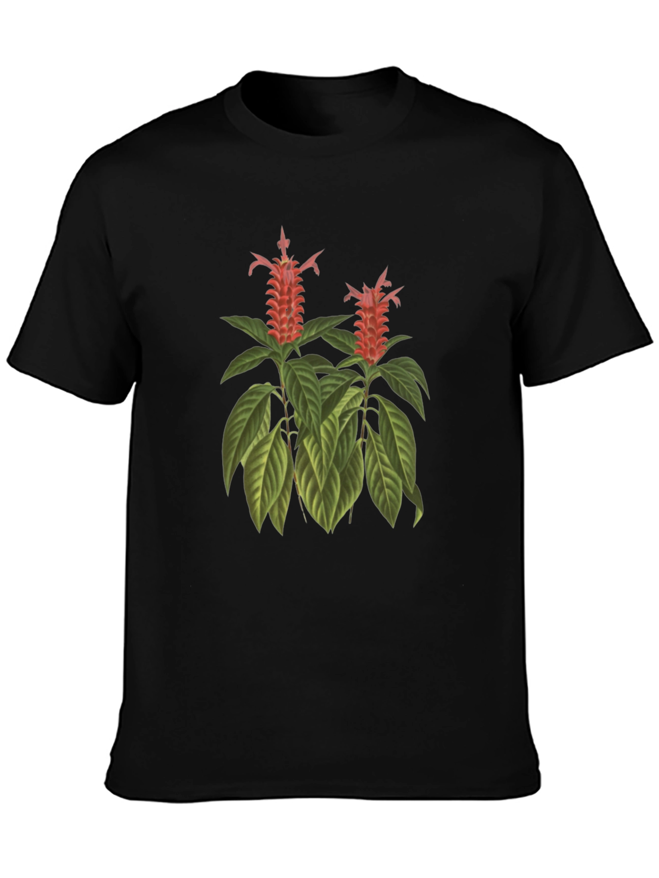 Botanical Print T-Shirt - Exotic Flowers