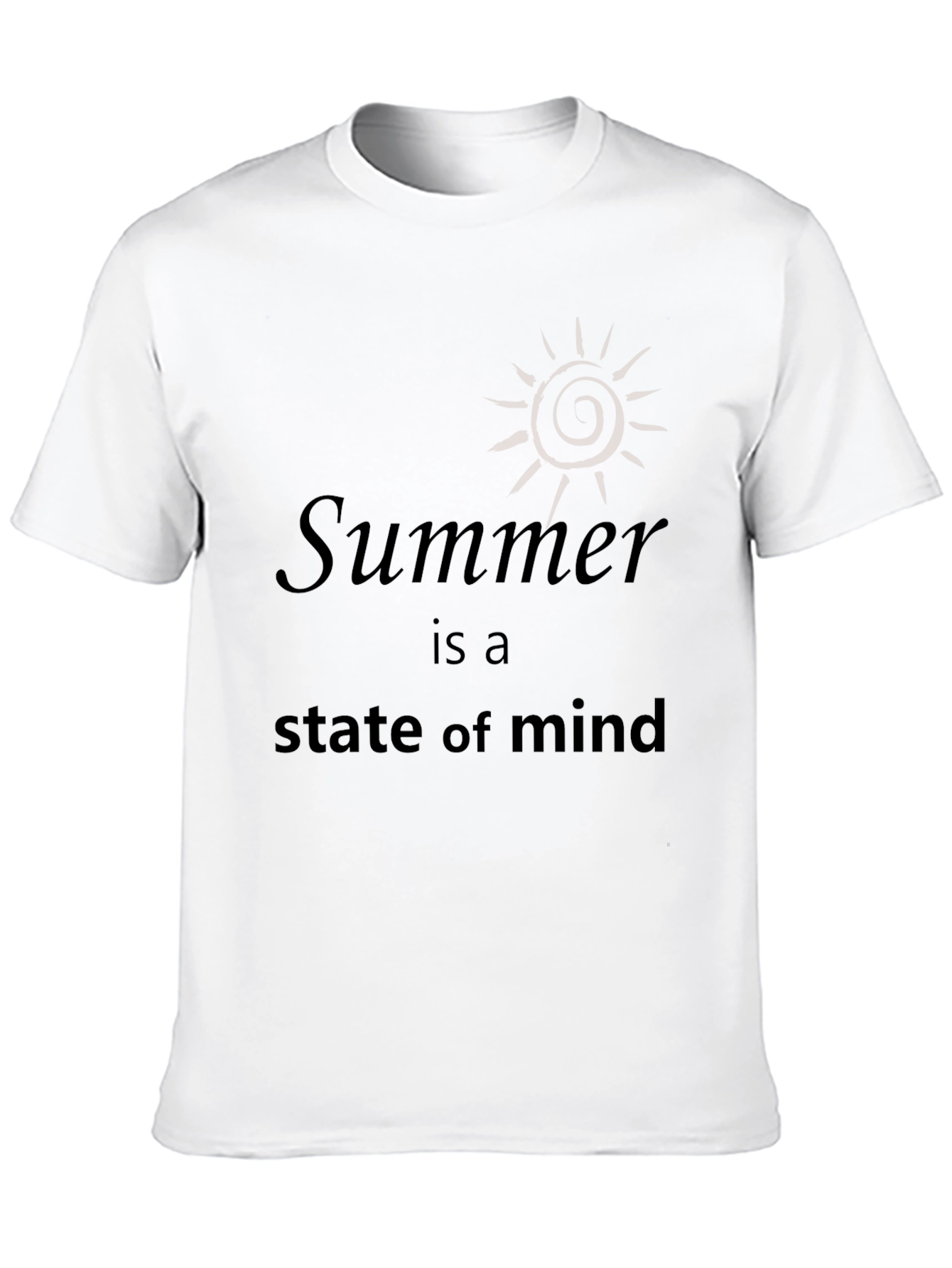Summer State of Mind Black Graphic Tee