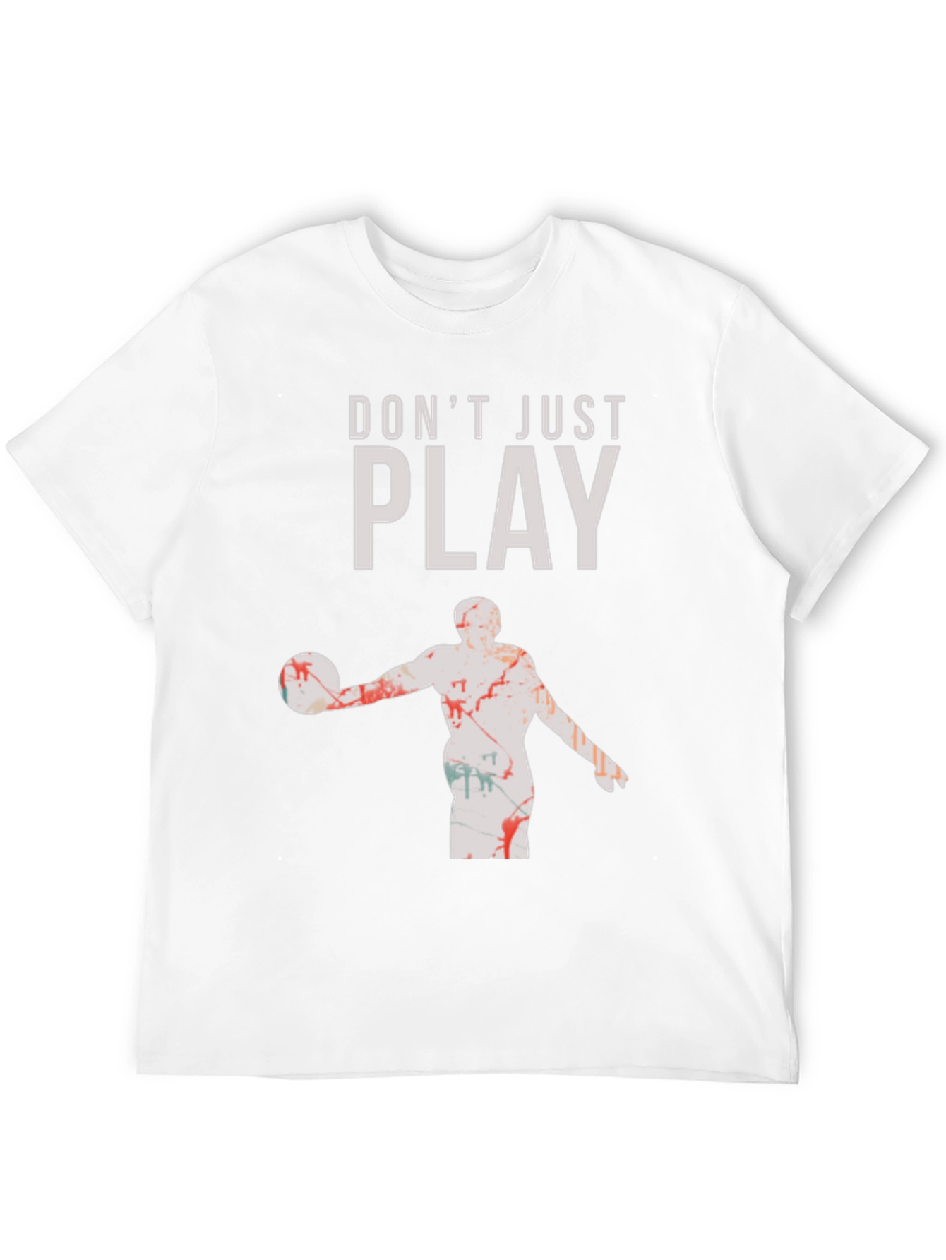 Dont Just Play Black Graphic Tee