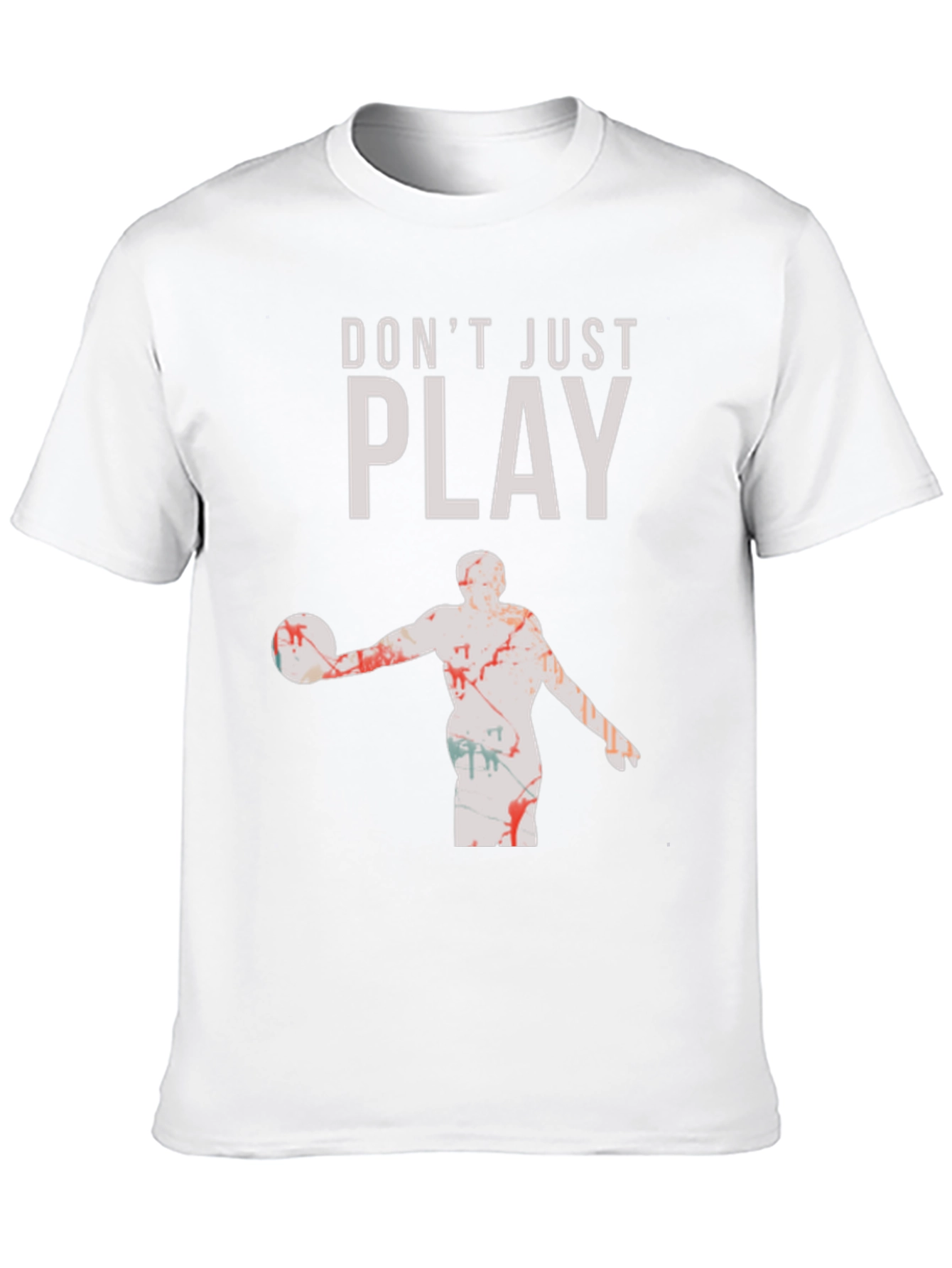Dont Just Play Black Graphic Tee