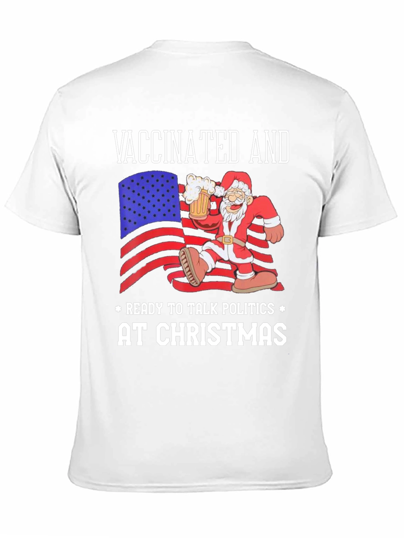 Vaccinated Christmas Politics T-Shirt