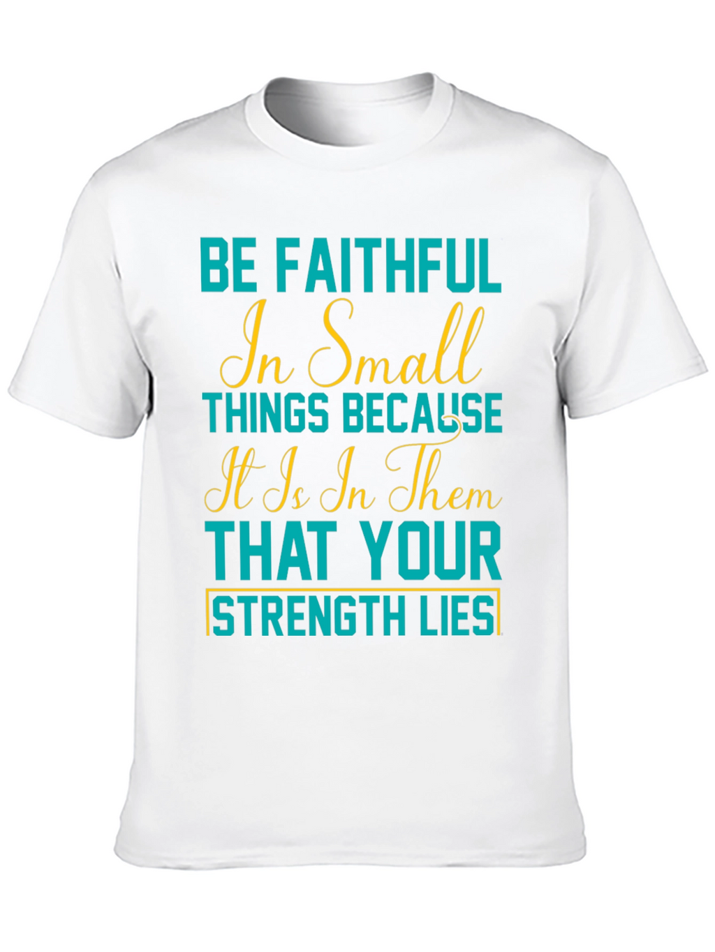 Faithful in Small Things Graphic Tee - Black