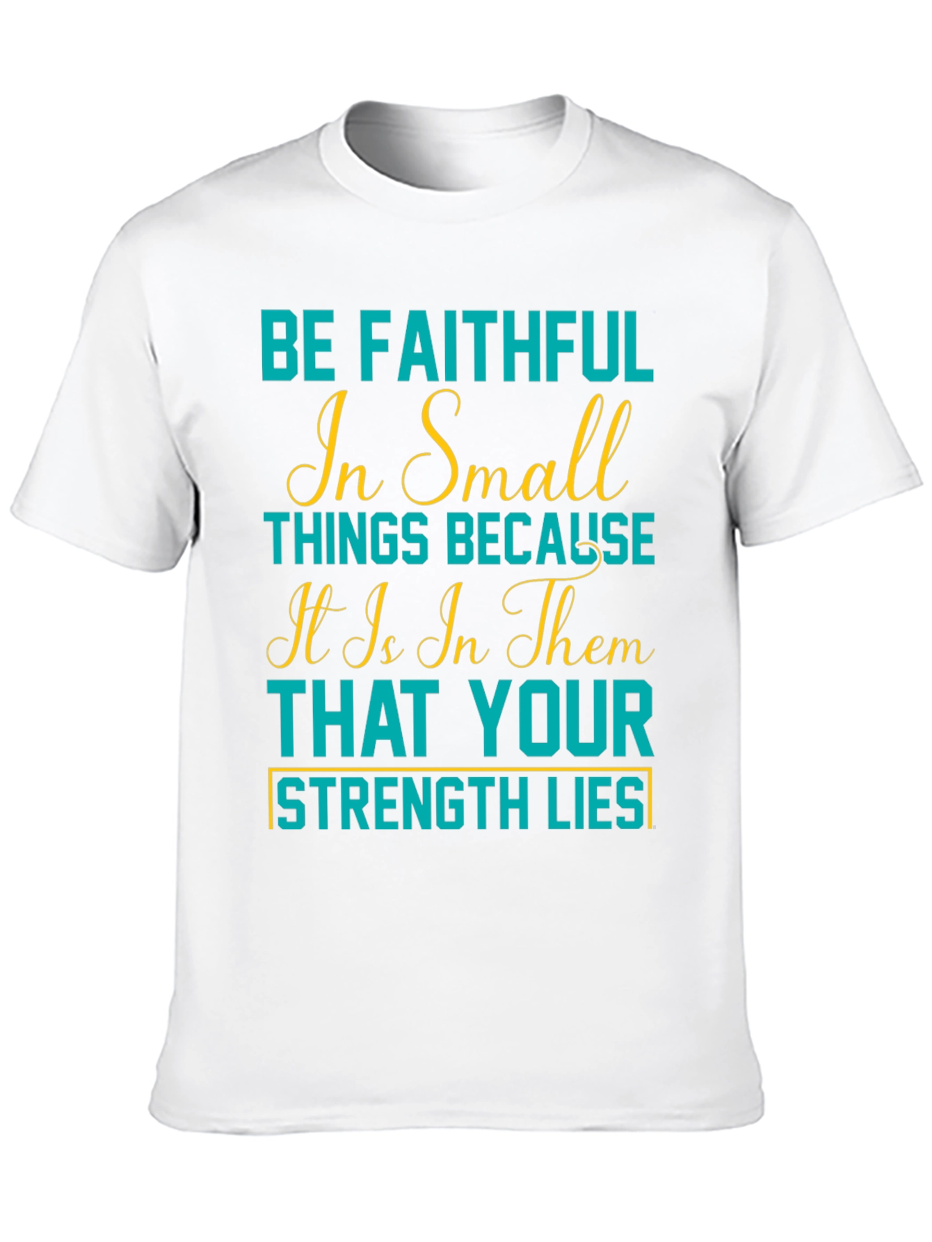 Faithful in Small Things Graphic Tee - Black