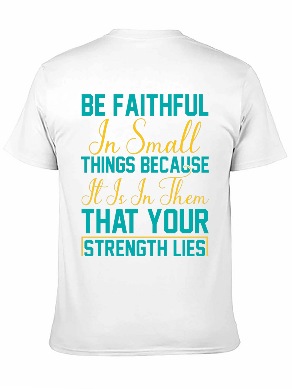 Faithful in Small Things Graphic Tee - Black