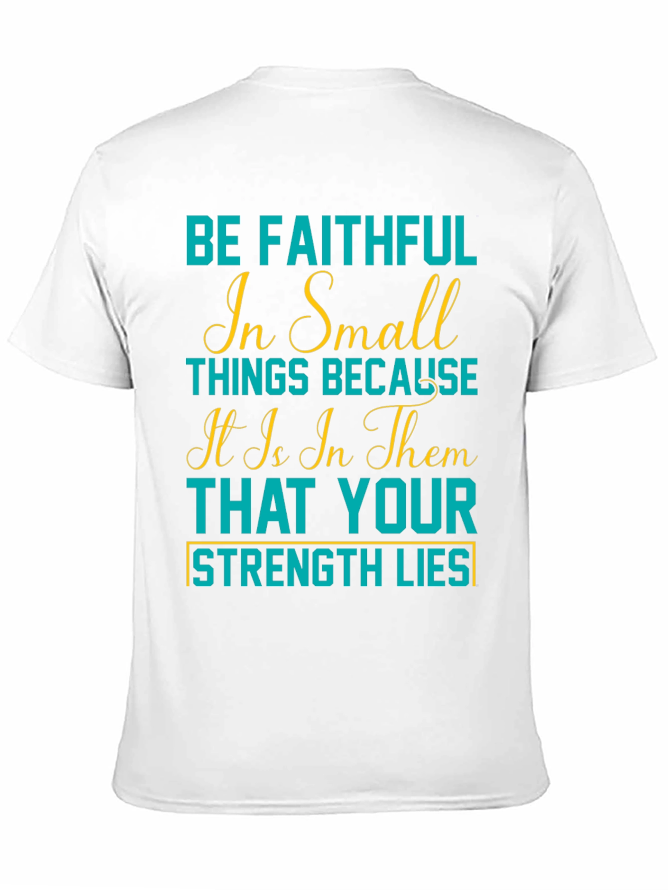 Faithful in Small Things Graphic Tee - Black