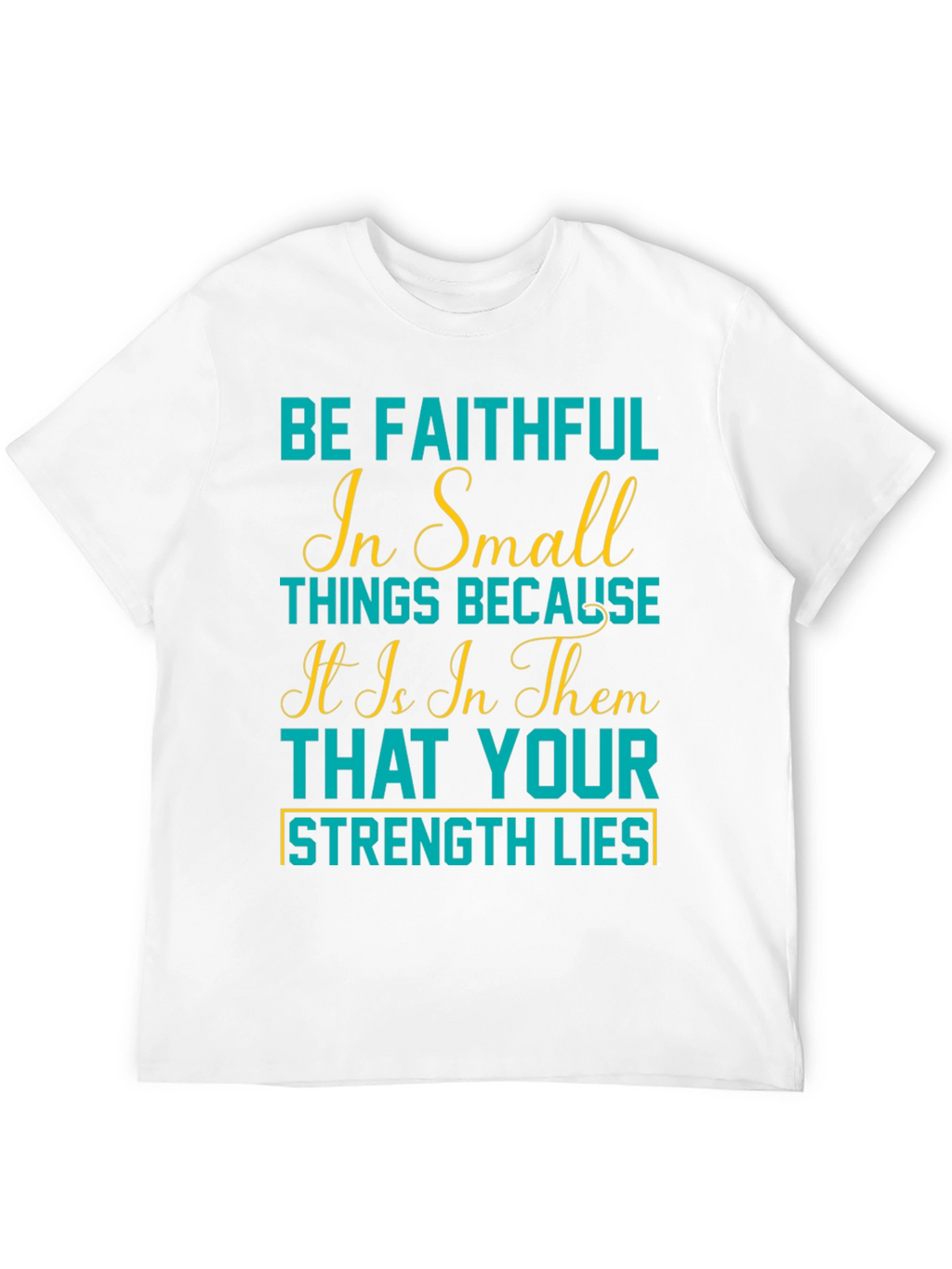 Faithful in Small Things Graphic Tee - Black