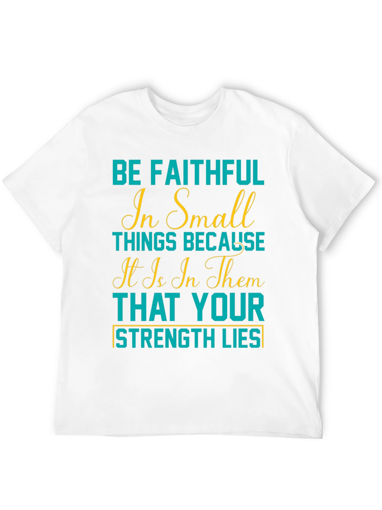 Faithful in Small Things Graphic Tee - Black