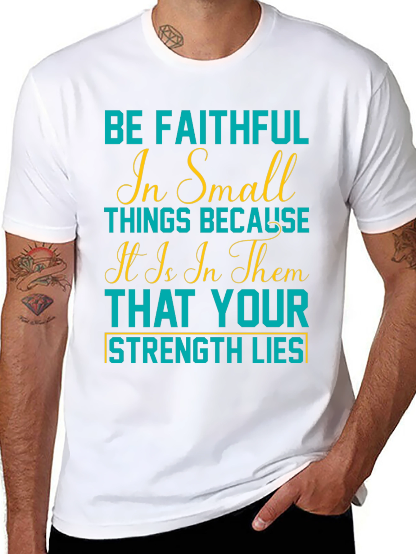 Faithful in Small Things Graphic Tee - Black