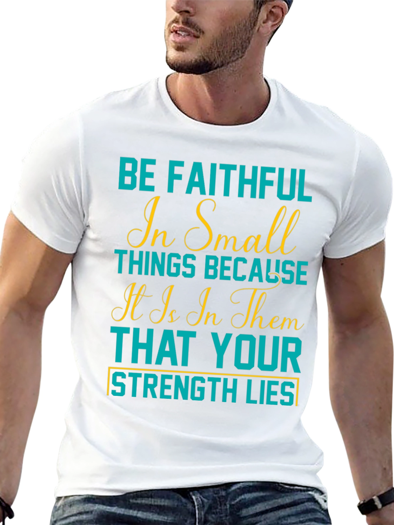 Faithful in Small Things Graphic Tee - Black
