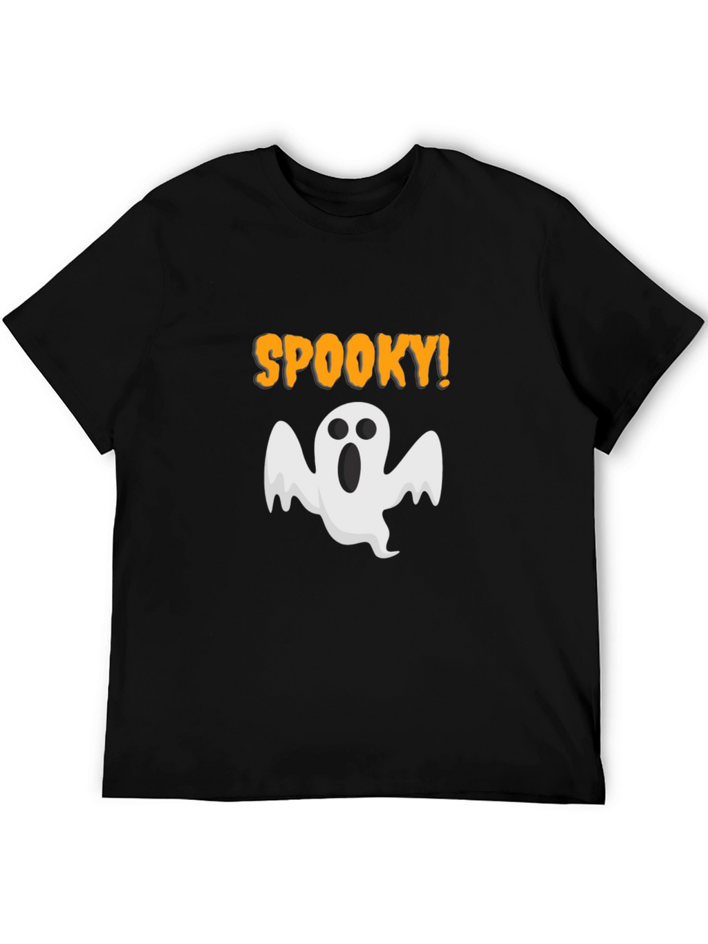 Spooky Ghost Graphic T-Shirt - Halloween Tee