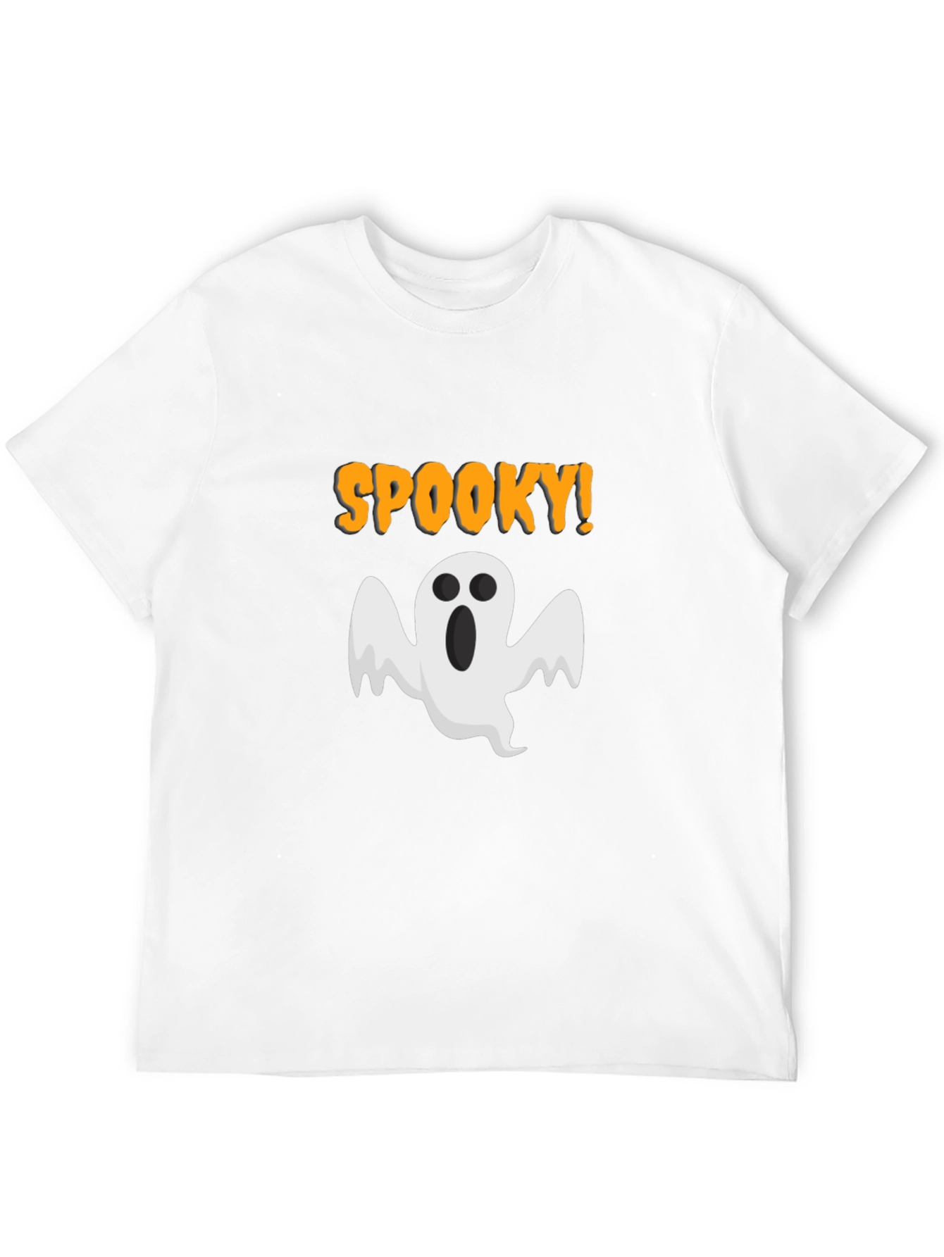 Spooky Ghost Graphic T-Shirt - Halloween Tee