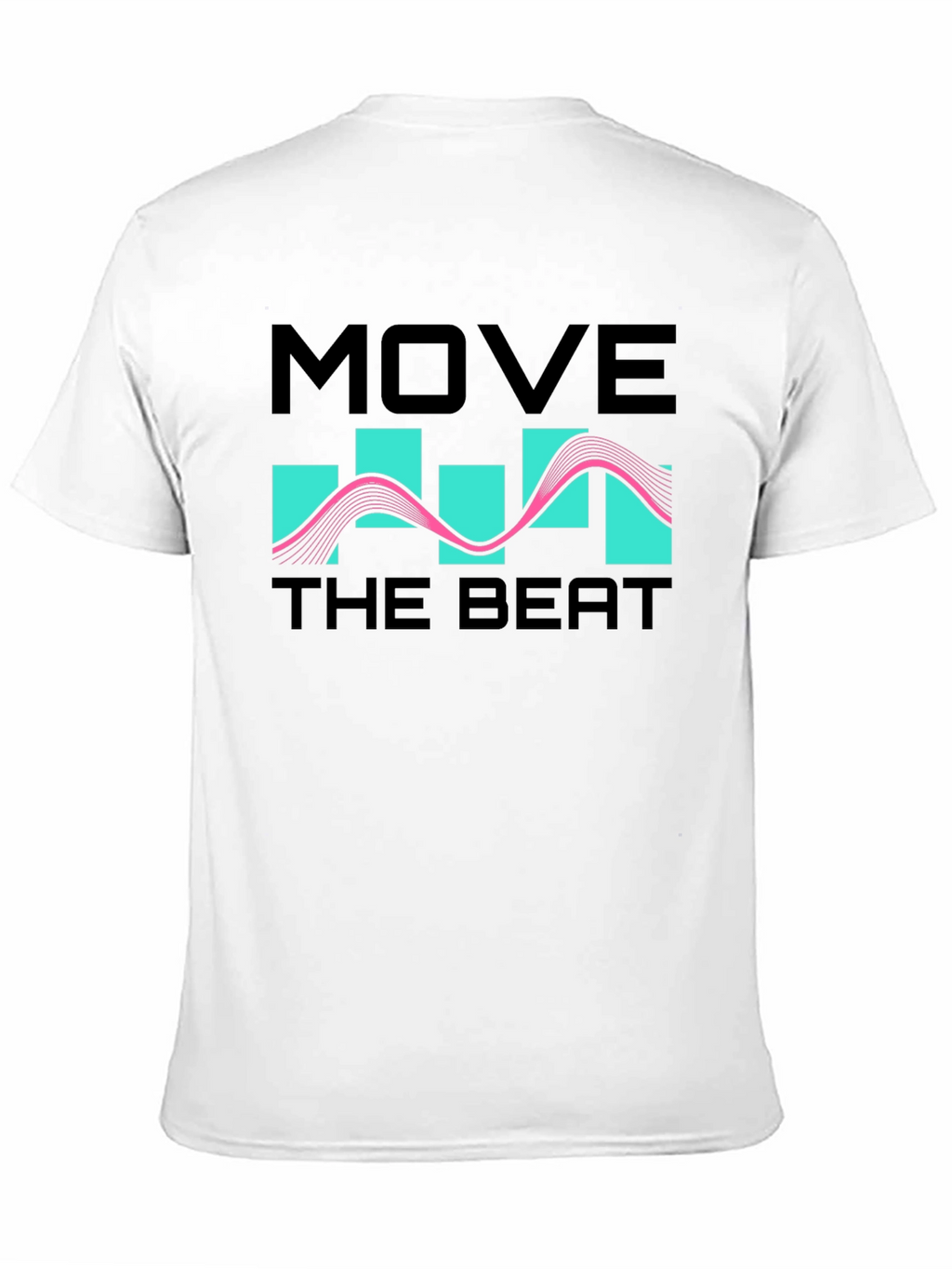 Move The Beat Black Graphic T-Shirt