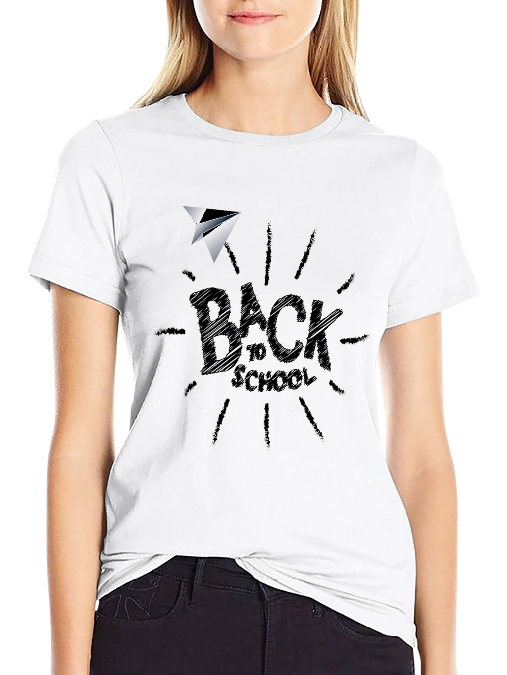 Back to School Graphic Tee - Black