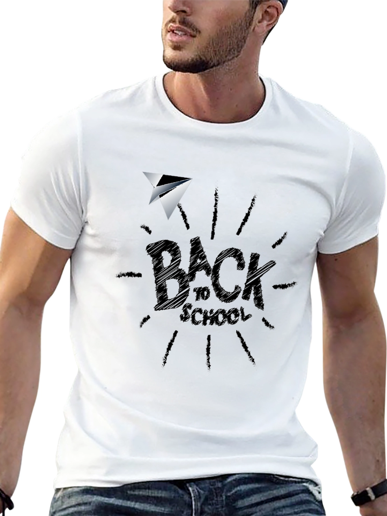 Back to School Graphic Tee - Black