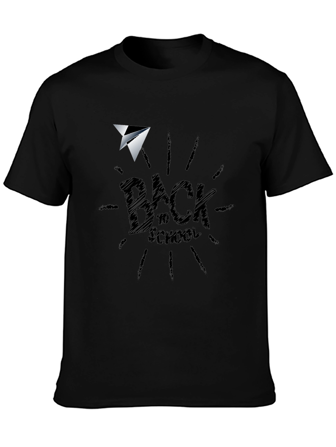 Back to School Graphic Tee - Black