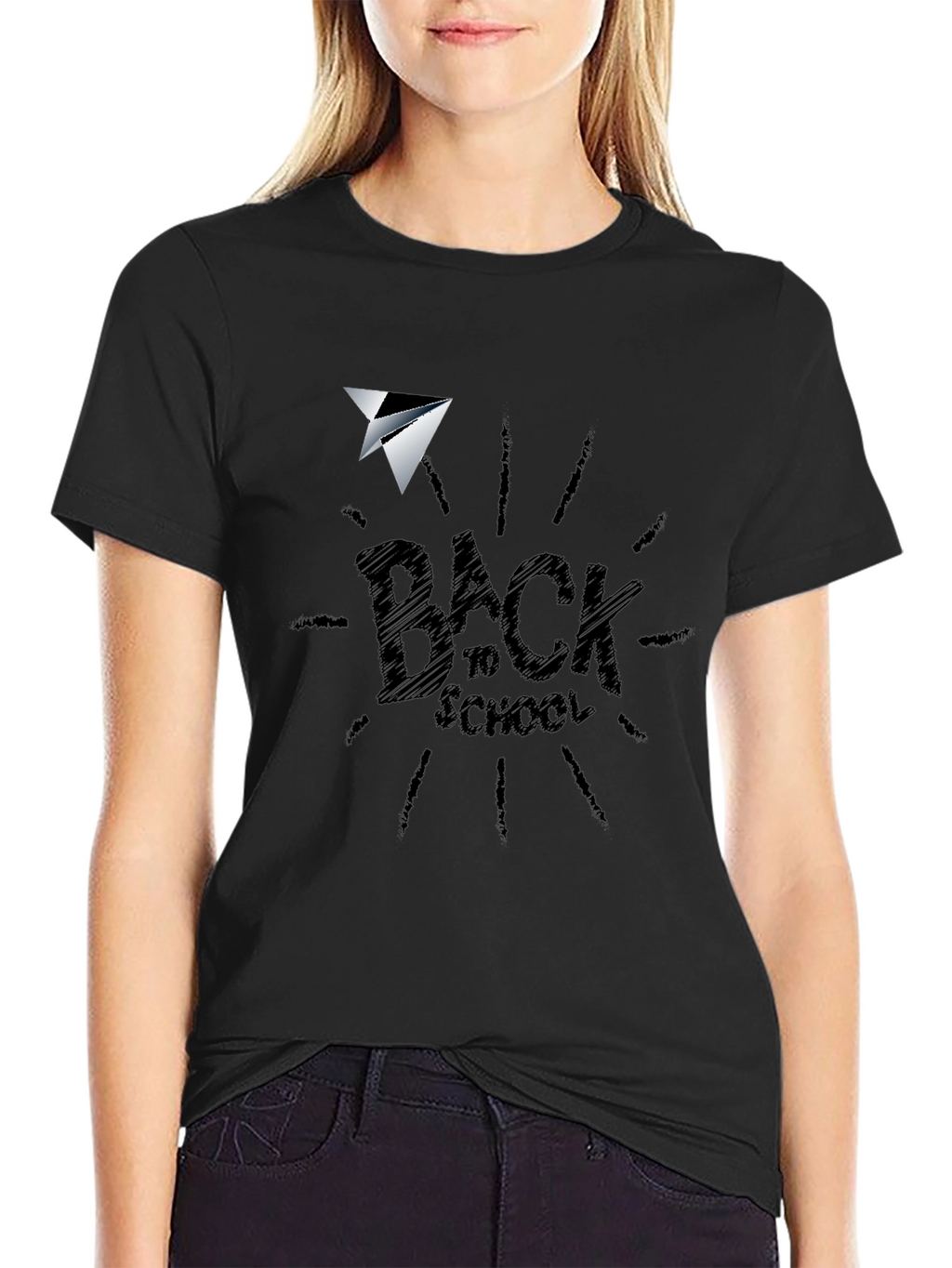 Back to School Graphic Tee - Black