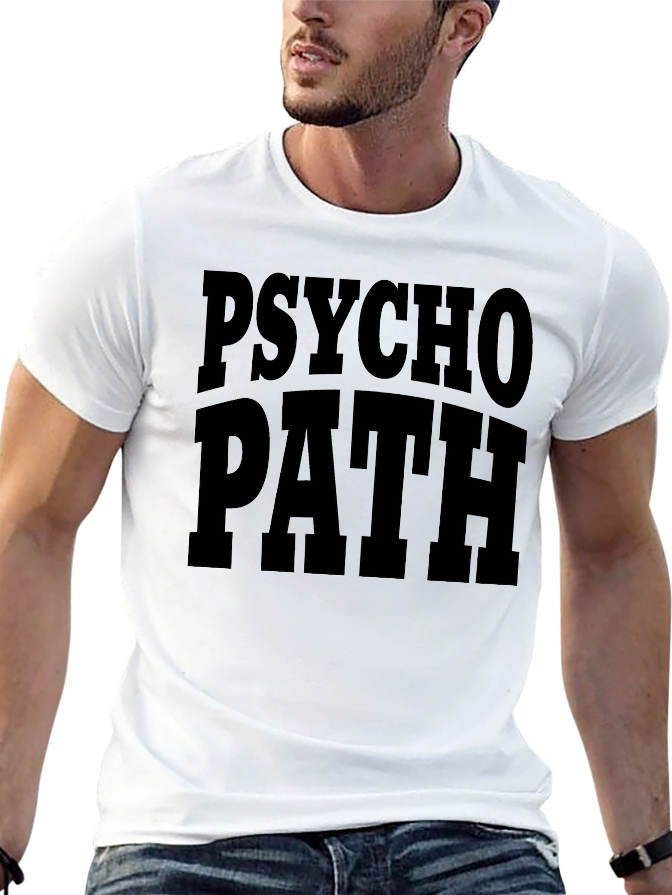 Psycho Path Black Graphic Tee