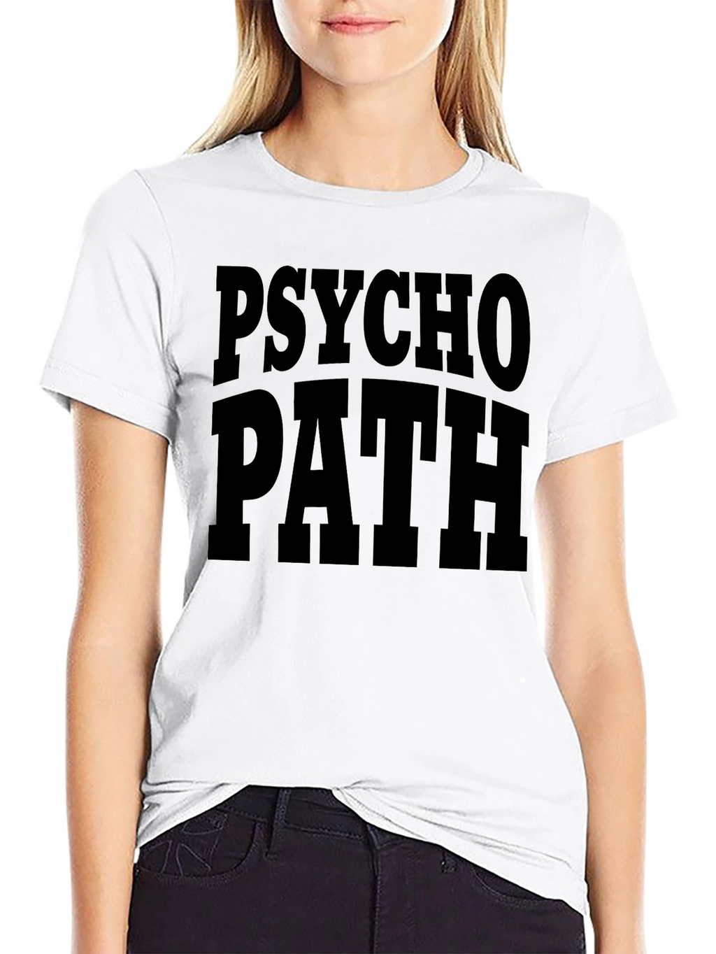 Psycho Path Black Graphic Tee
