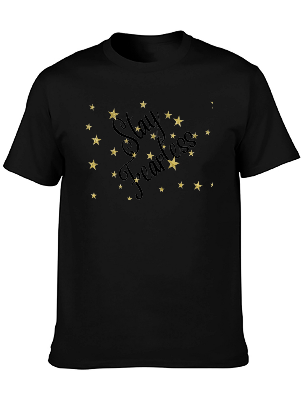 Stay Fearless Starry Black Tee