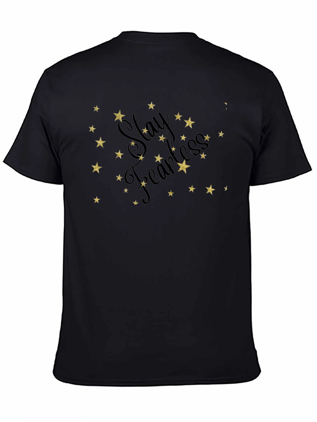 Stay Fearless Starry Black Tee