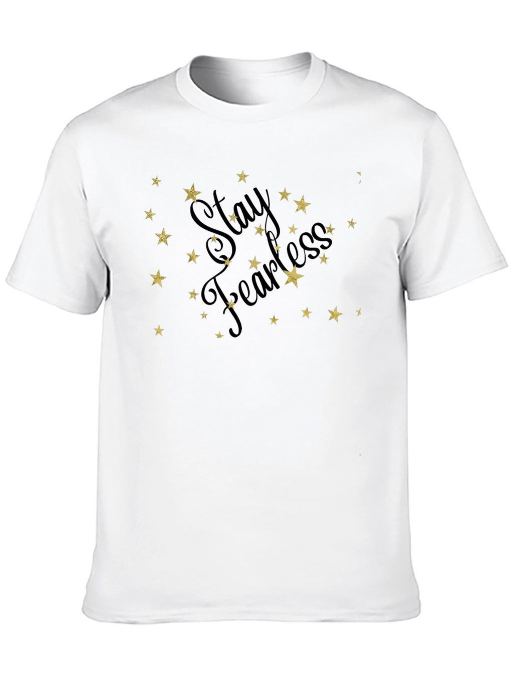 Stay Fearless Starry Black Tee