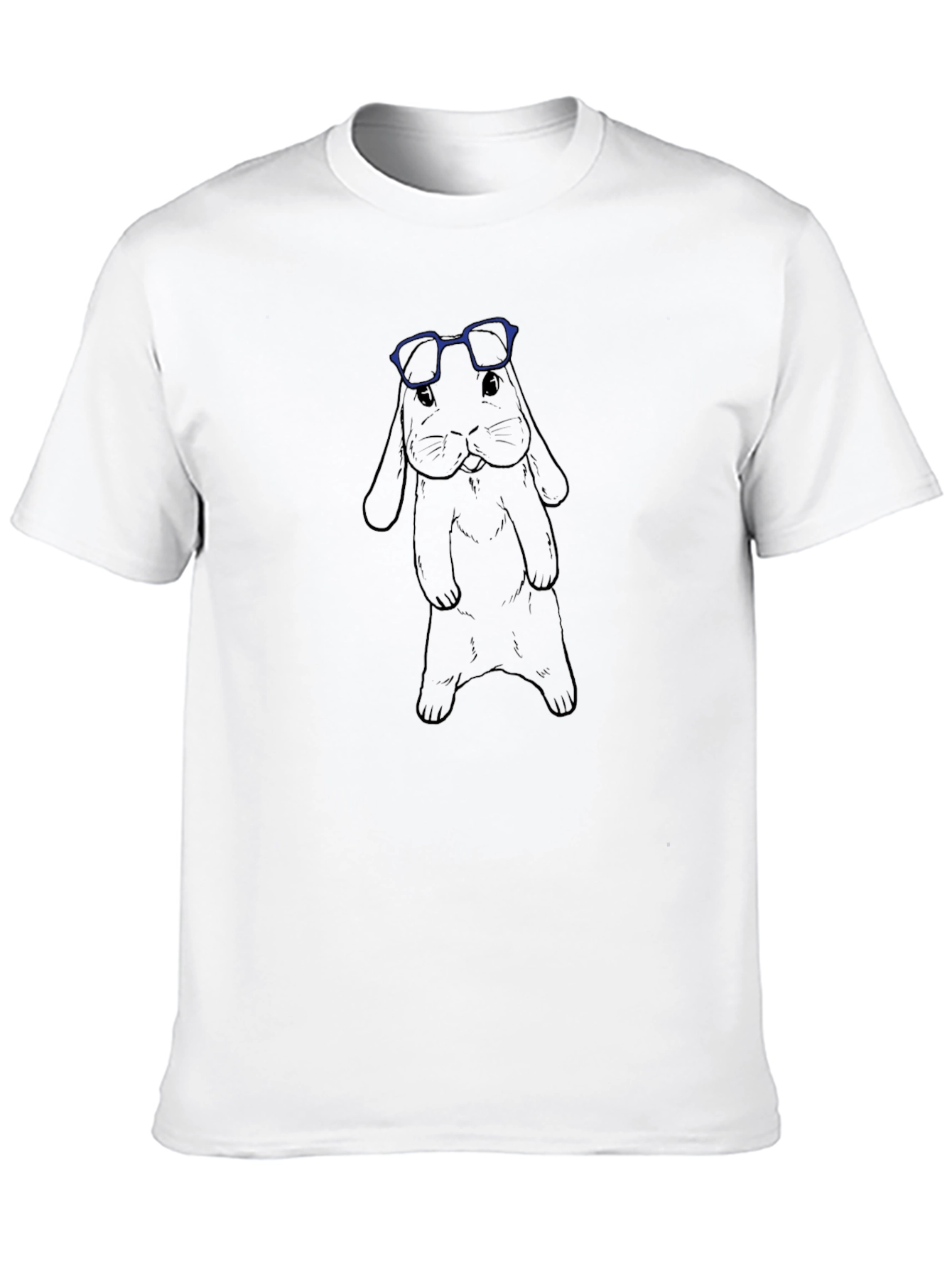 Cool Rabbit Graphic T-Shirt - Black