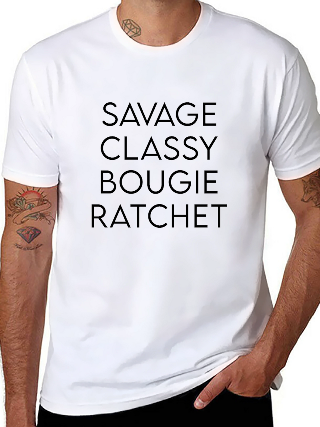 Savage Classy Bougie Ratchet Black T-Shirt