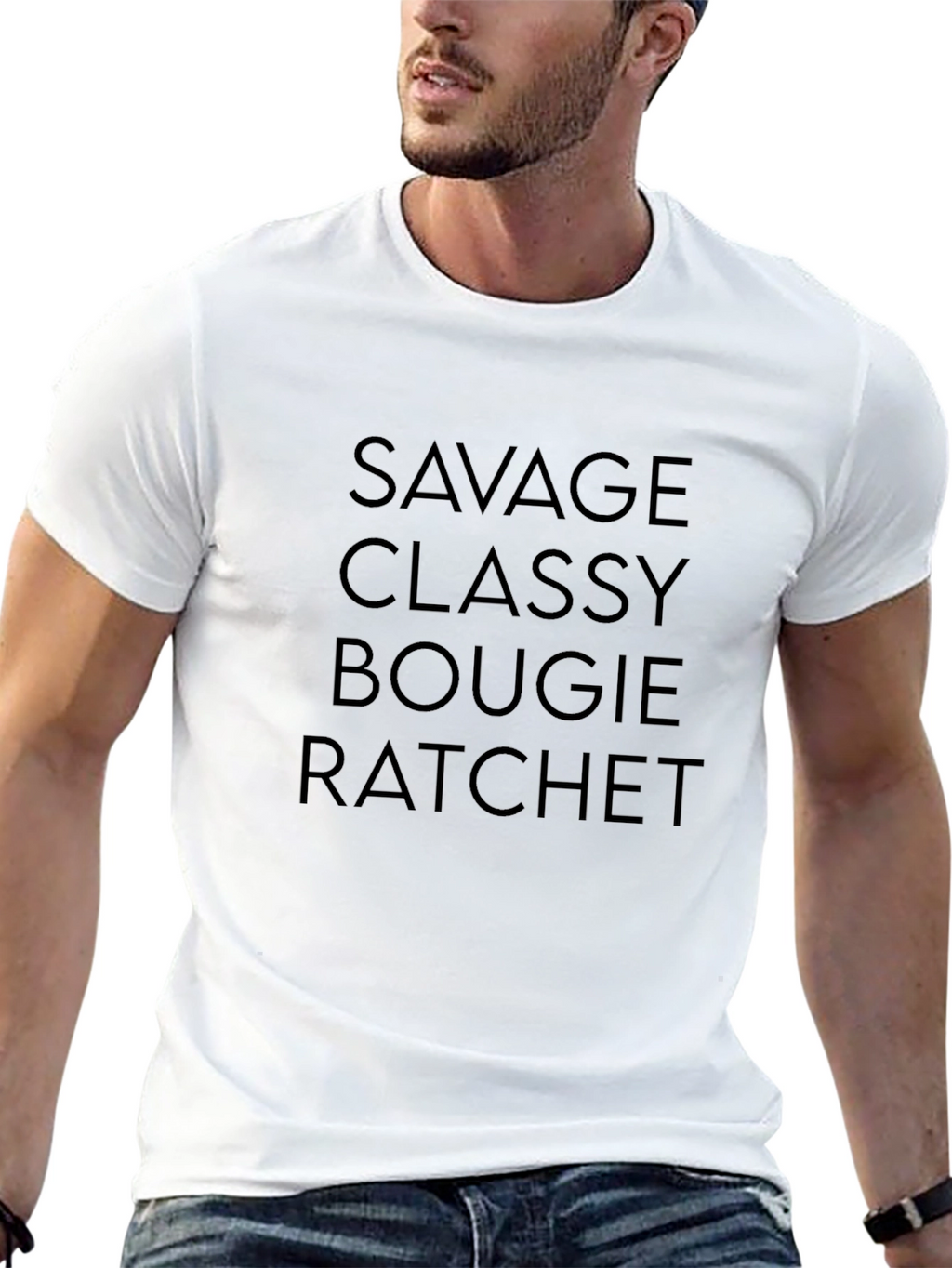 Savage Classy Bougie Ratchet Black T-Shirt