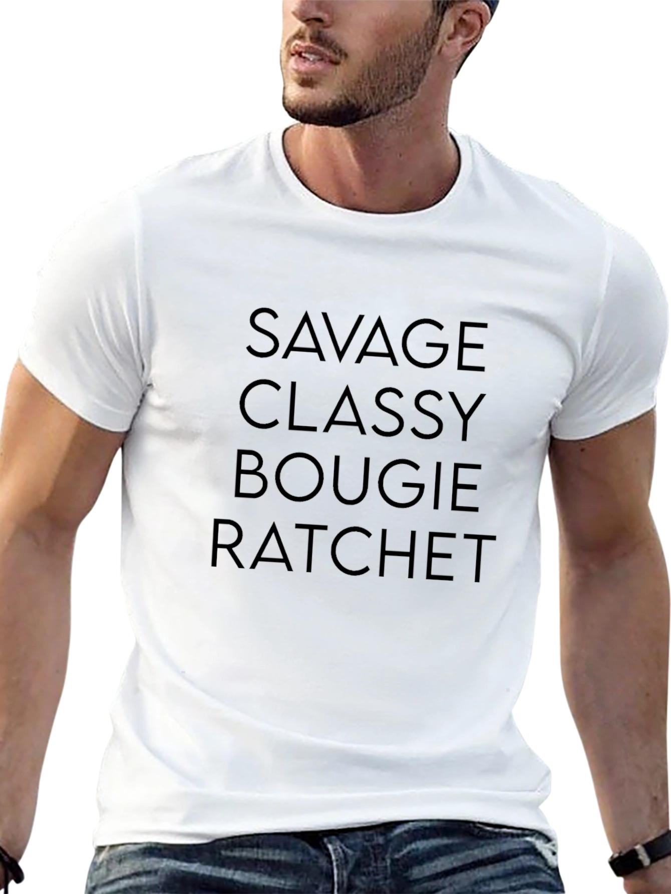 Savage Classy Bougie Ratchet Black T-Shirt
