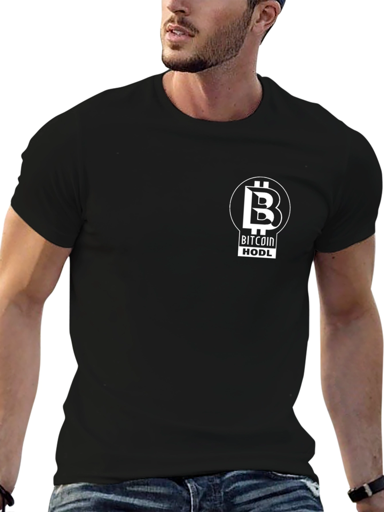 Bitcoin HODL Graphic Tee - Black