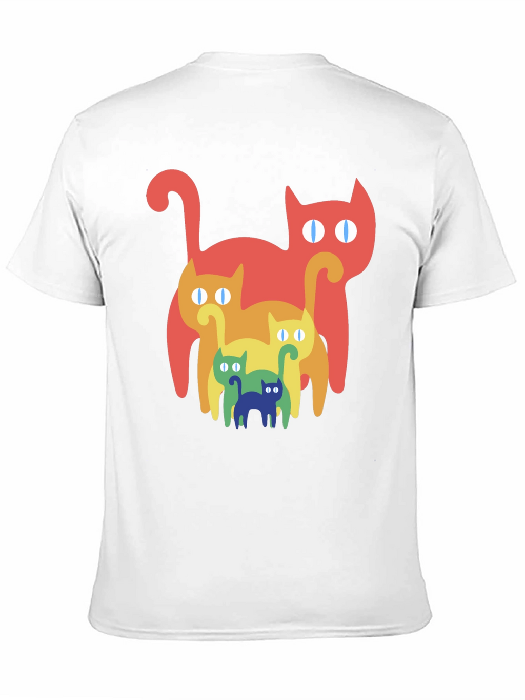 Retro Rainbow Cat T-Shirt