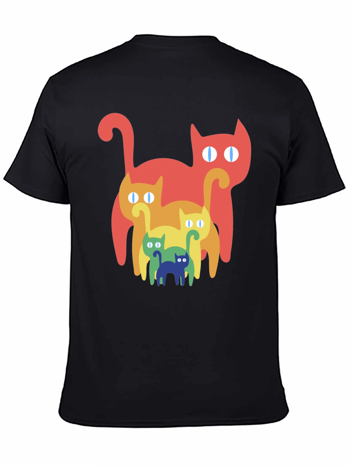Retro Rainbow Cat T-Shirt
