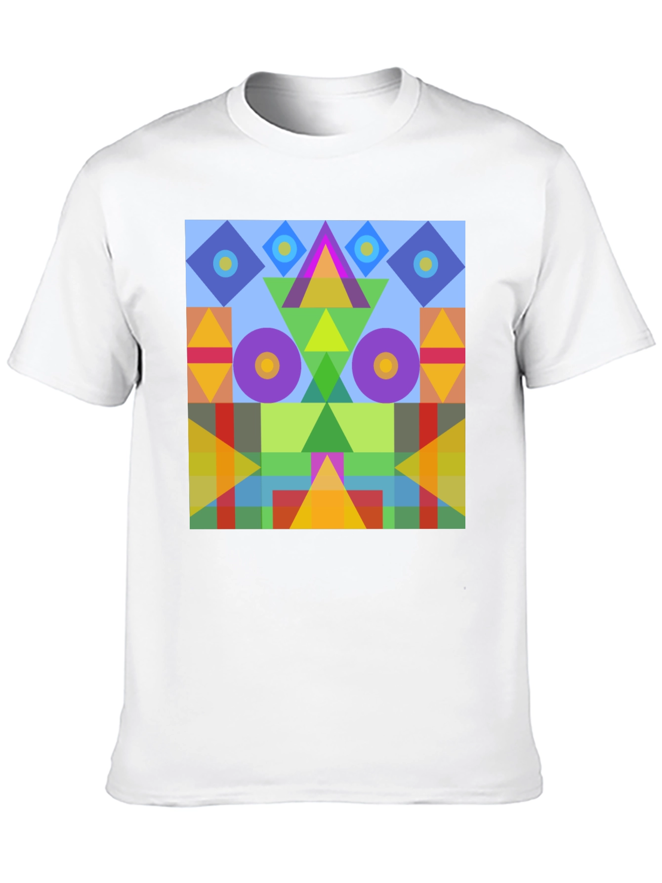 Abstract Geometric Colorful T-Shirt