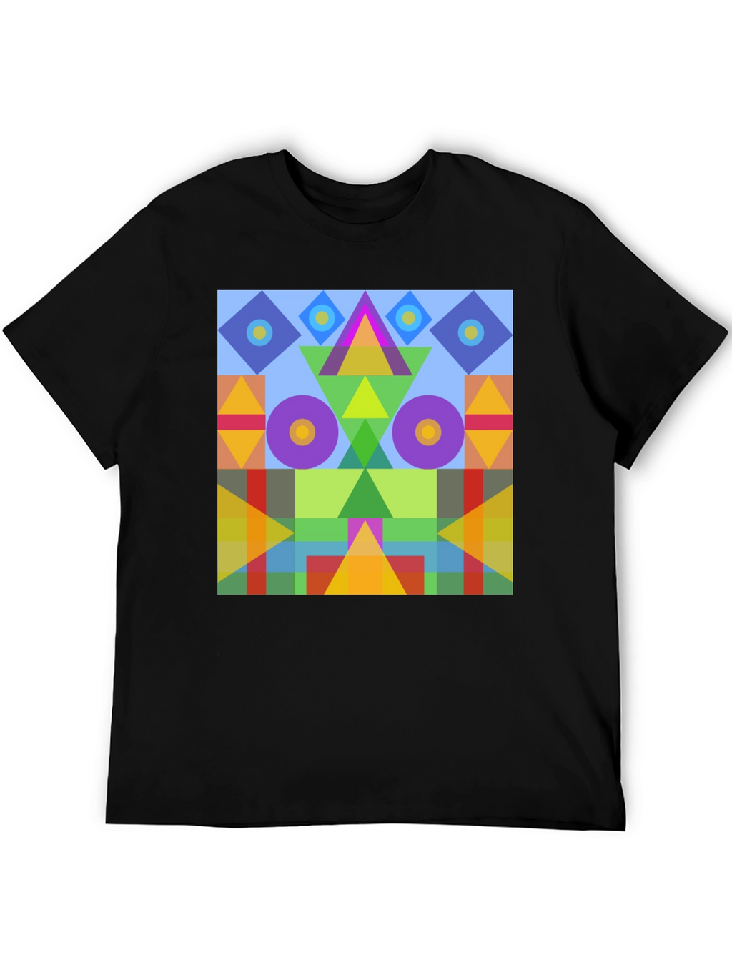 Abstract Geometric Colorful T-Shirt
