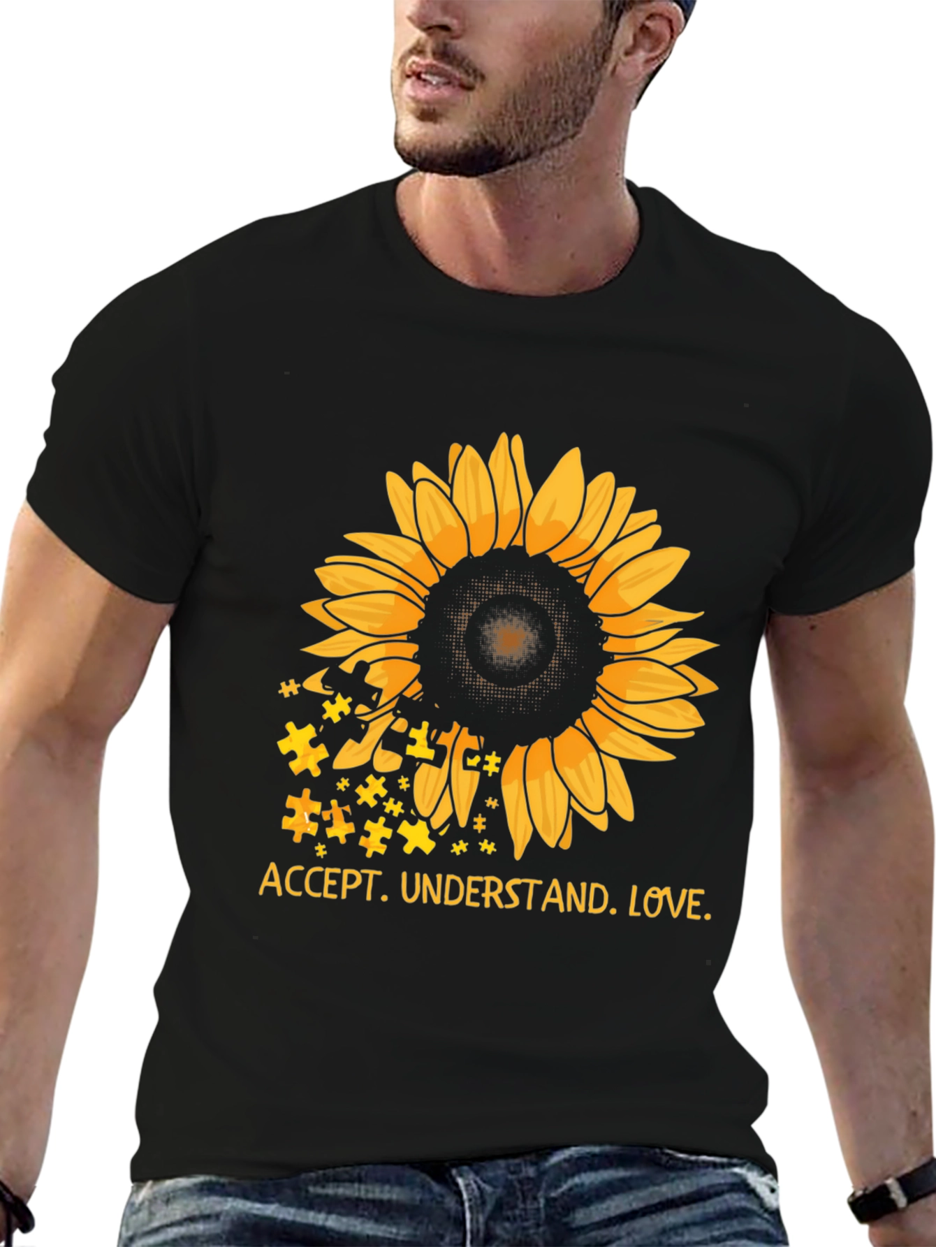 Sunflower Autism Awareness T-Shirt