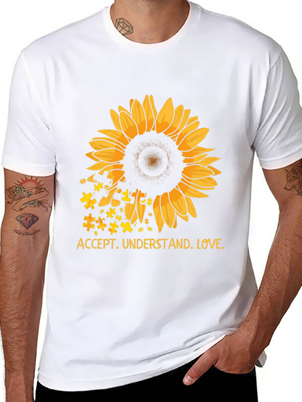 Sunflower Autism Awareness T-Shirt