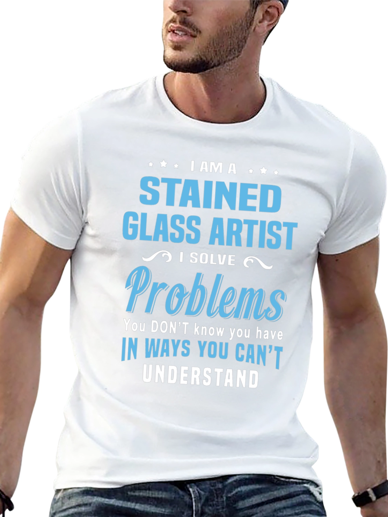 Stained Glass Artist T-Shirt - Problem Solver Tee